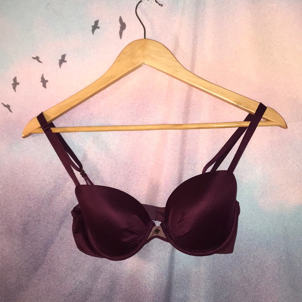 Victoria’s Secret burgundy bra